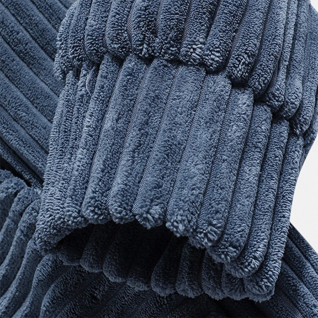 Ronie | Klassiker Hoodie i kordmaterial för män