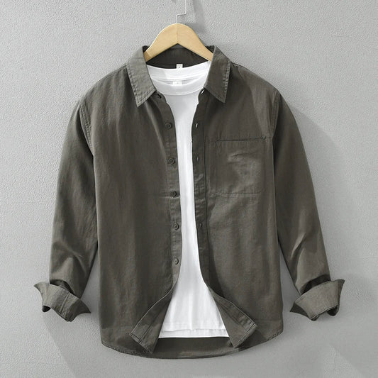 Herrskjorta Casual Stil Mjuk Material för Män