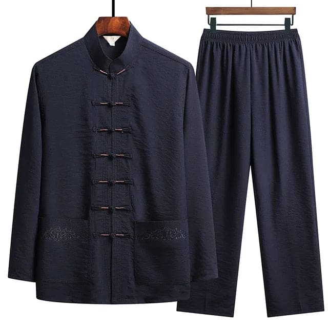 Fusion Oriental Linen Långärmad Set - Rutger