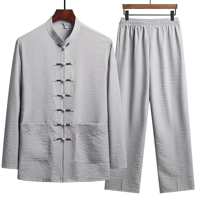 Fusion Oriental Linen Långärmad Set - Rutger