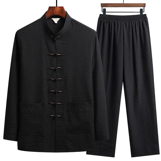 Fusion Oriental Linen Långärmad Set - Rutger