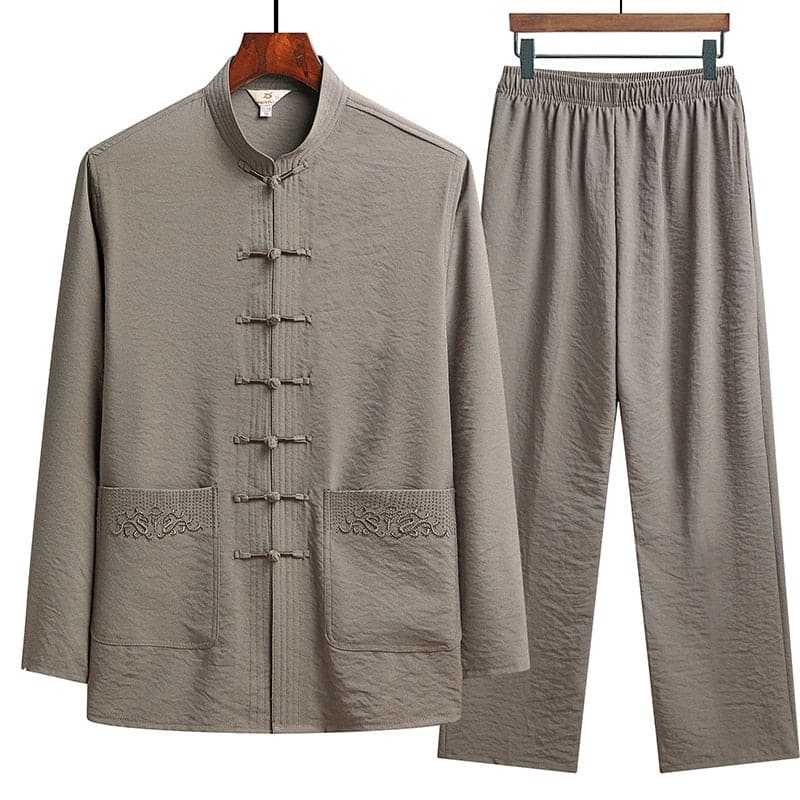 Fusion Oriental Linen Långärmad Set - Rutger