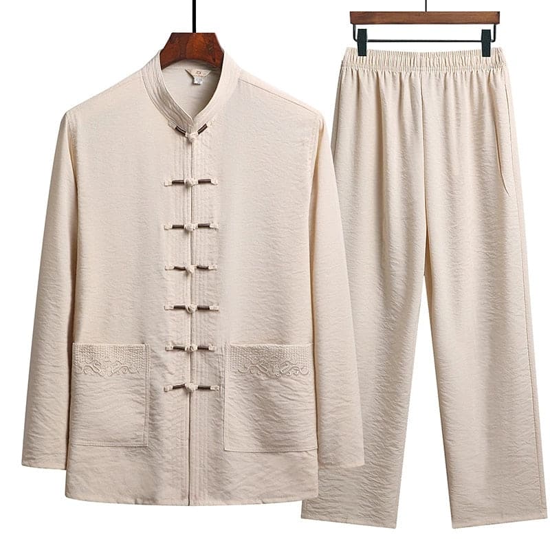 Fusion Oriental Linen Långärmad Set - Rutger