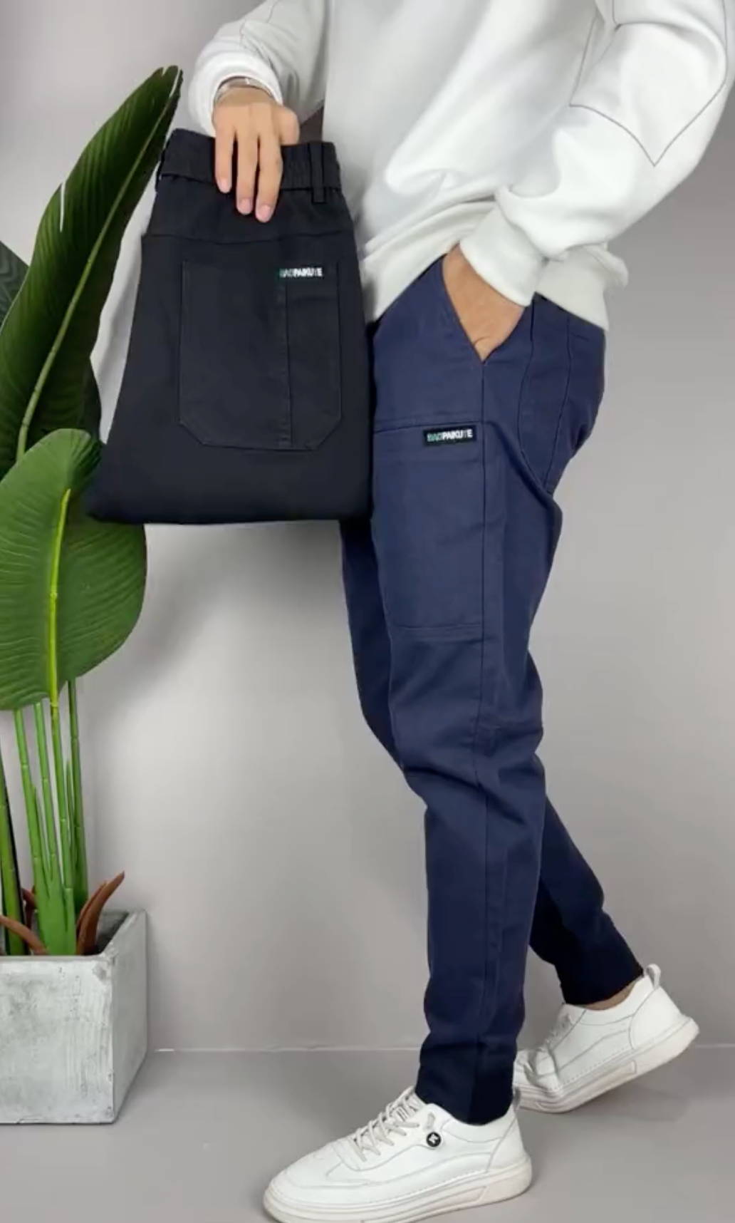 Herr Cargobukser Flexibel Stil Komfortabelt Material