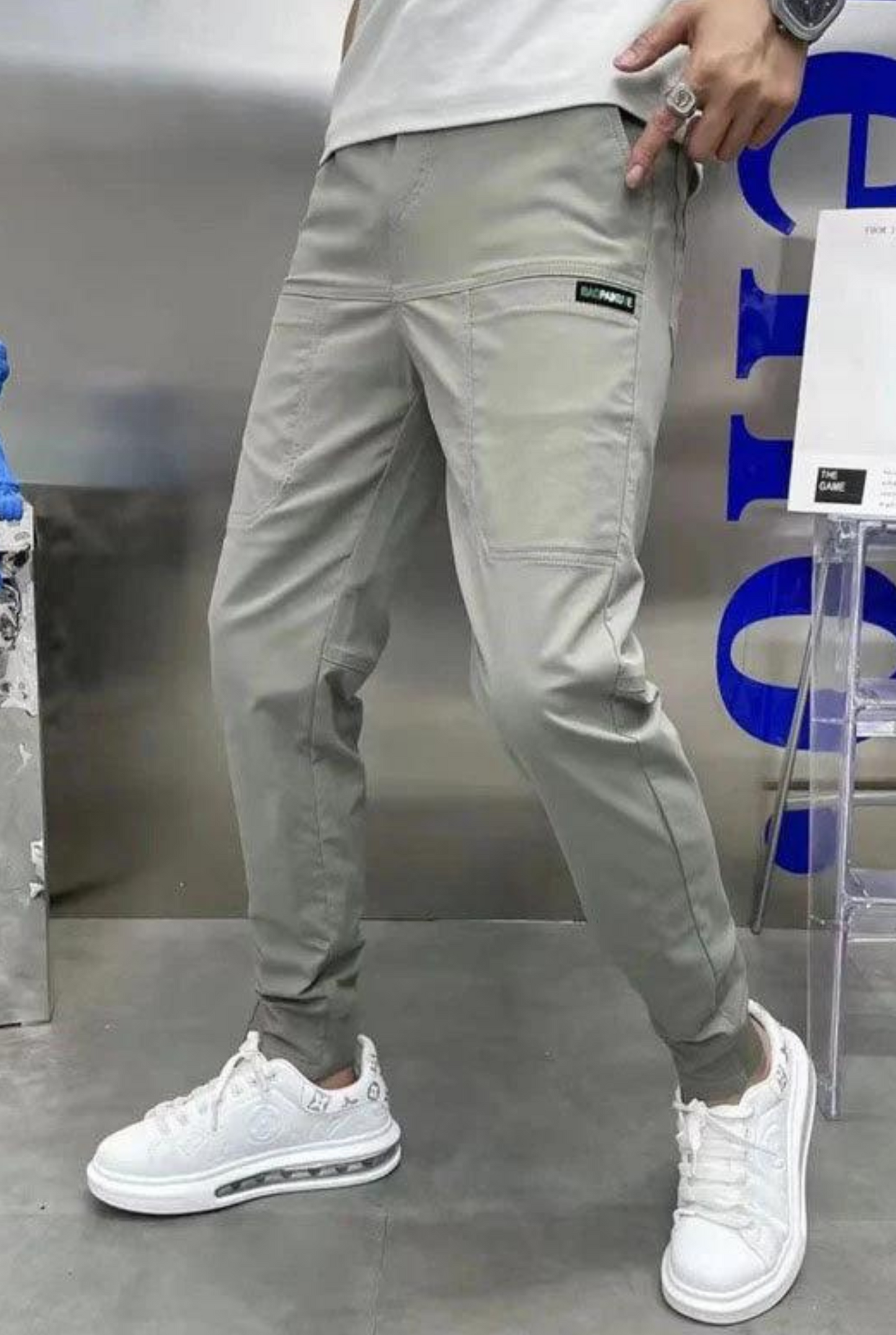 Herr Cargobukser Flexibel Stil Komfortabelt Material