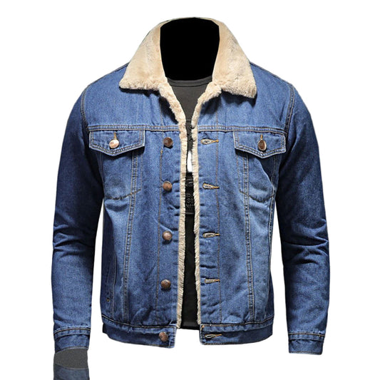 Herr Denimjacka Milano-stil