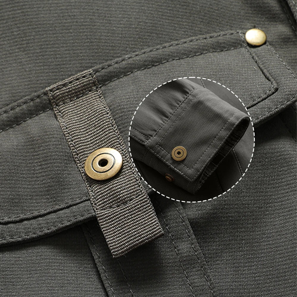 Herrjacka Flanell Fodrad Casual Skjorta