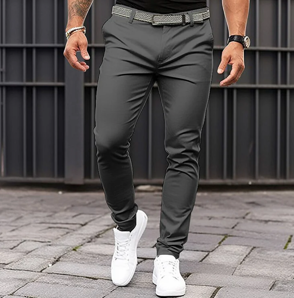 Herrbyxor Elegant Modern Design Högkvalitativt Tyg