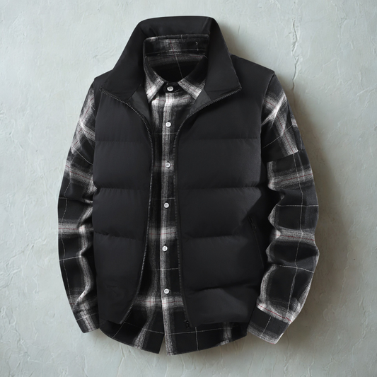 Herrväst – Vadderad Puffer väst – Regular Fit –