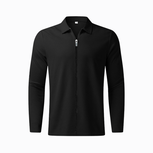 ZIP POLO - Black