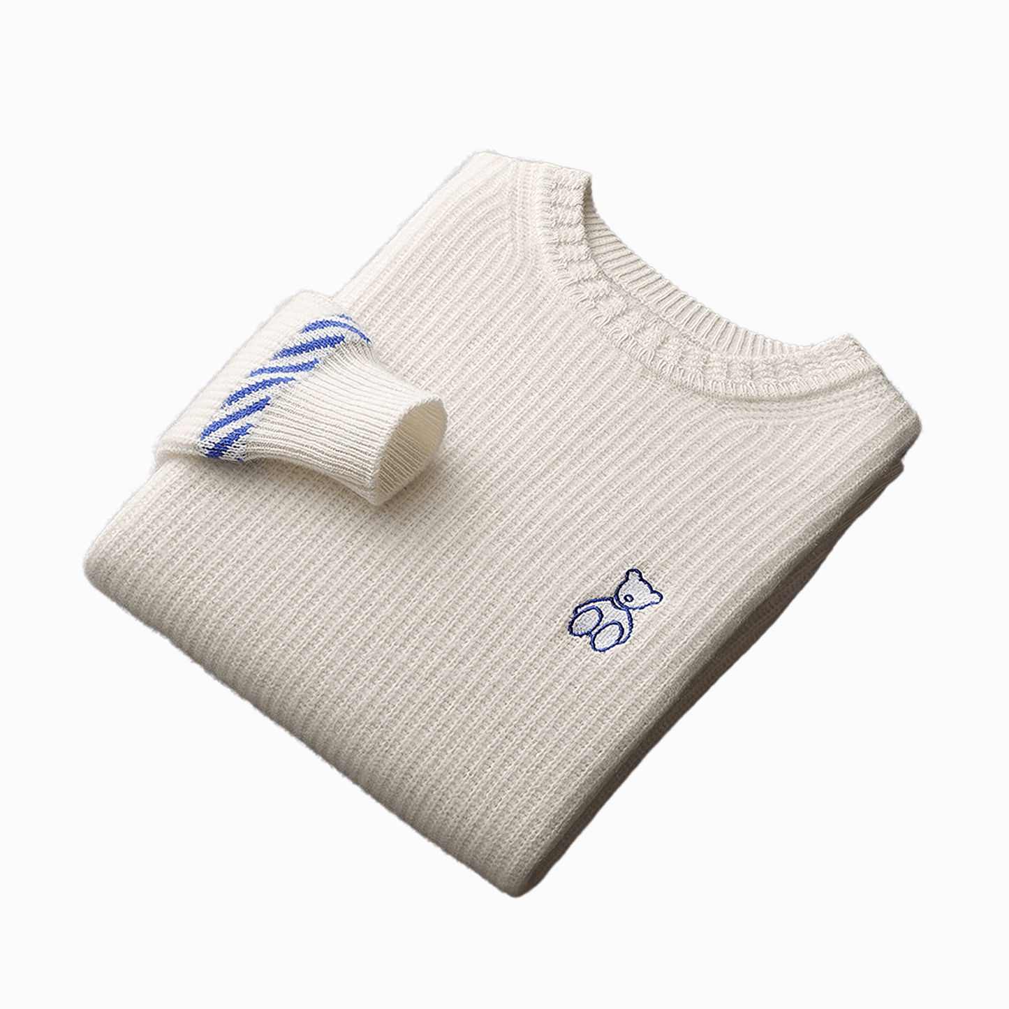 RIBBED-KNIT TRÖJA