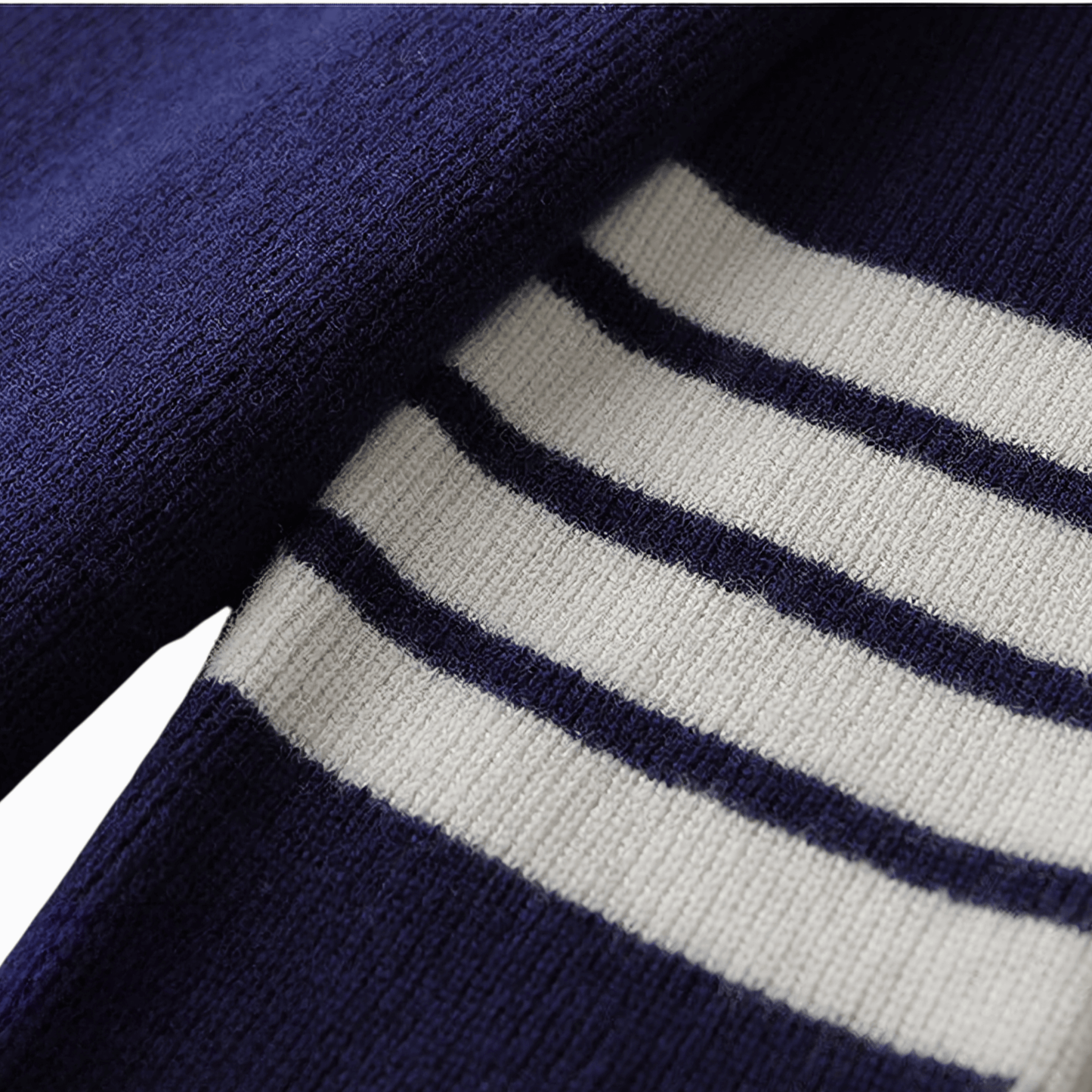 RIBBED-KNIT CREWNECK - MARIN