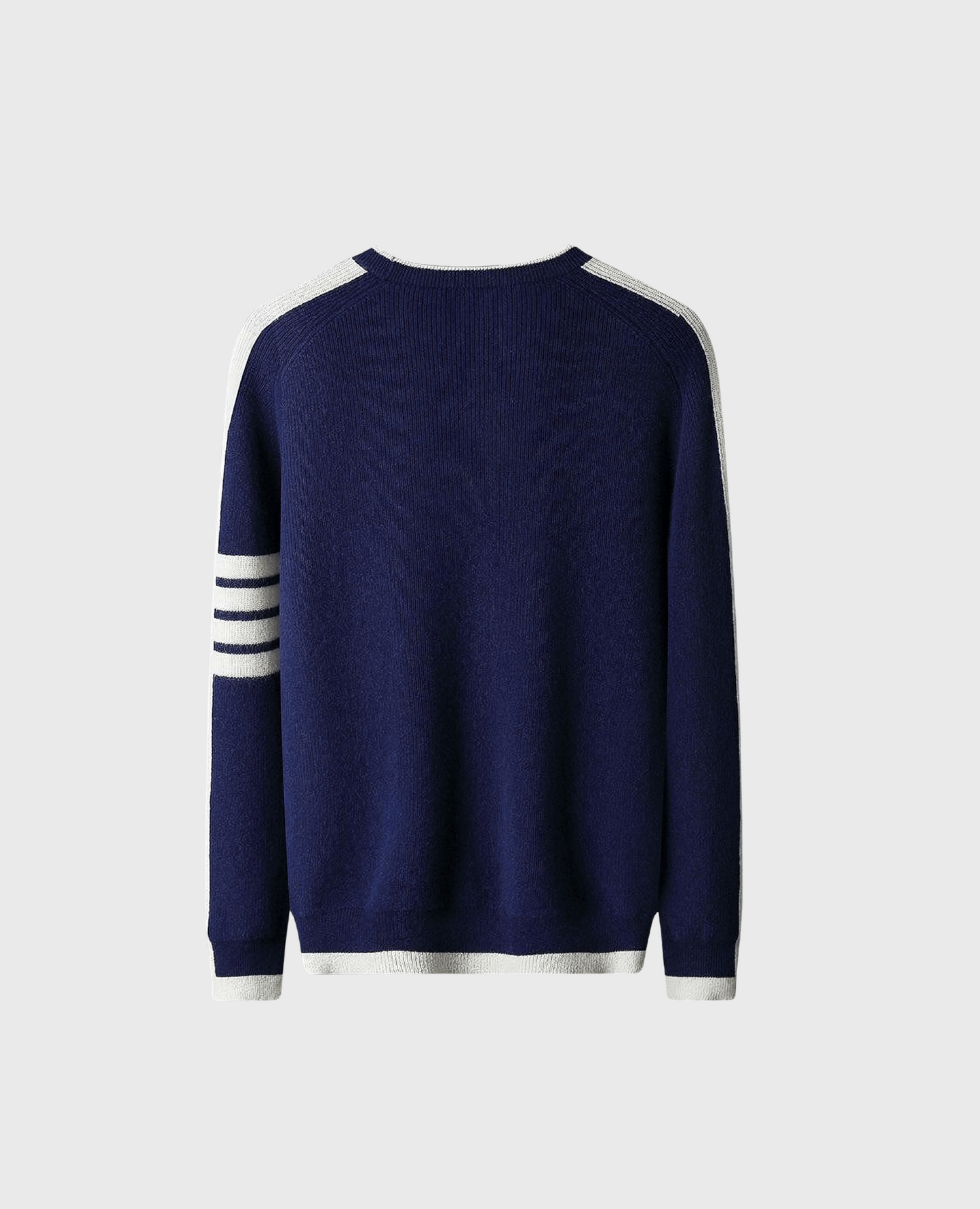 RIBBED-KNIT CREWNECK - MARIN