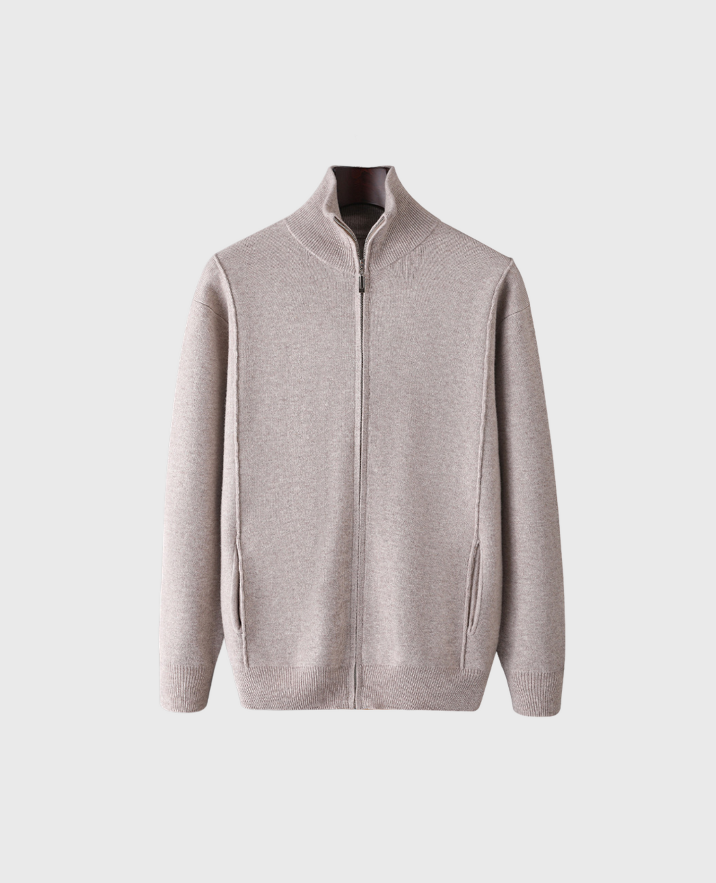STICKAD CARDIGAN OFF-WHITE