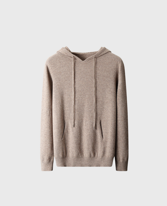 MERINO HOODIE BRUN