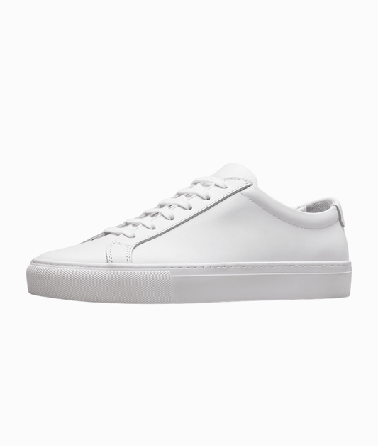 LEATHER SNEAKERS - White
