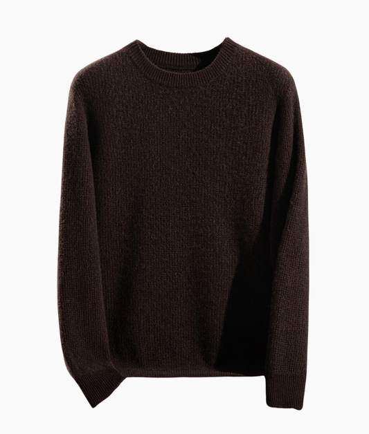CASHMERE SWEATER - Brown