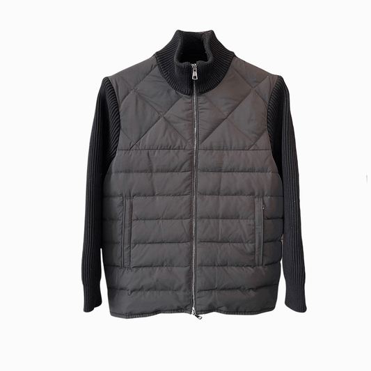 CARDIGAN HOODED JACKET - Black