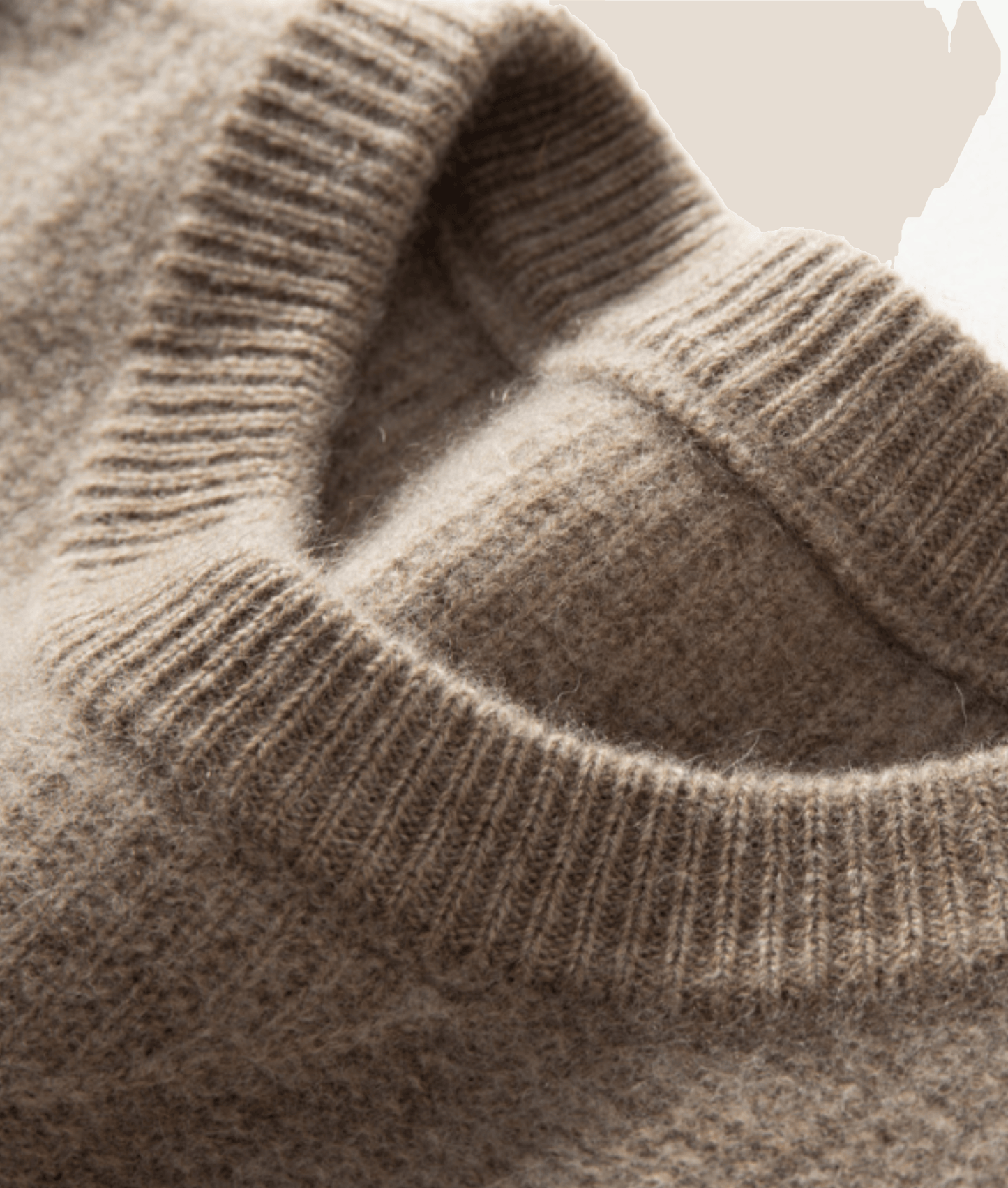 CASHMERE SWEATER - Beige