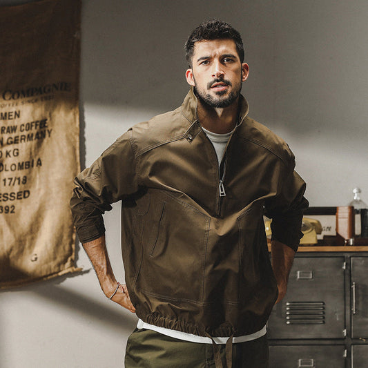 Herrjacka utomhus – Vind- och vattenavvisande – Avslappnad passform – Funktionell stil