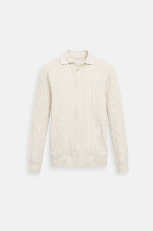 Retro polotröja med långa ärmar