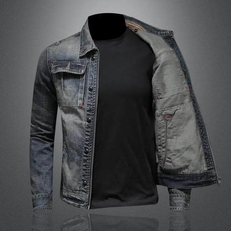 LEON | Retro Denimjacka med Vintagelook