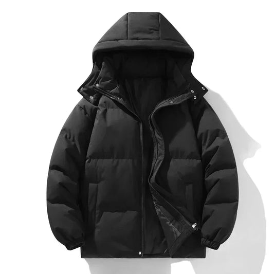 Men's Waterproof Jacket with Detachable Hood - Various Colors