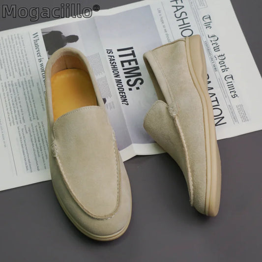Klassiska Loafers Herrskor till sommar
