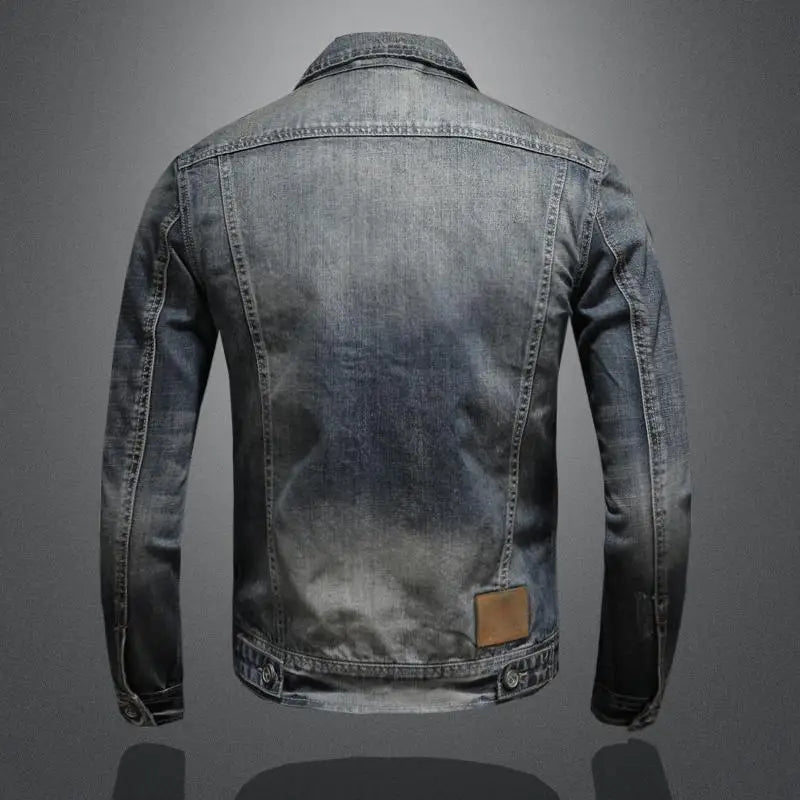 LEON | Retro Denimjacka med Vintagelook